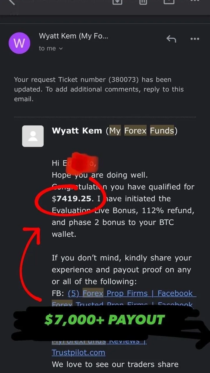Validation Compte & Challenge Propfirm - FundedTrader Prop Firm