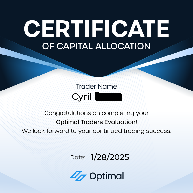 Validation de compte & challenge Prop Firm - FundedTrader Prop Firm